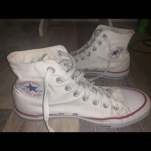 white high top converse